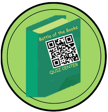 A green book with a qr code on it.