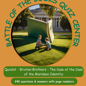 Quizlet – Brixton Brothers – The Case of the Case of Mistaken Identity by Mac Barnett